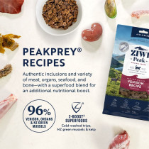 ZiwiPeak 400g Air-Dried Venison Recipe Dry Cat Food