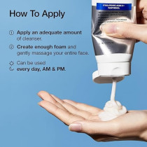 Anua Hydrating Gentle Foaming Cleanser, Hyaluronic Acid, Glycerin, Zinc, Panthenol, Korean Face Wash For Dry Skin For Double Cleansing 150Ml