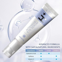 OOTD Vegan Eye Serum With Hyaluronic Acid, Vitamin C, Caffeine, Dark Circle Under Eye Treatment, 30 G