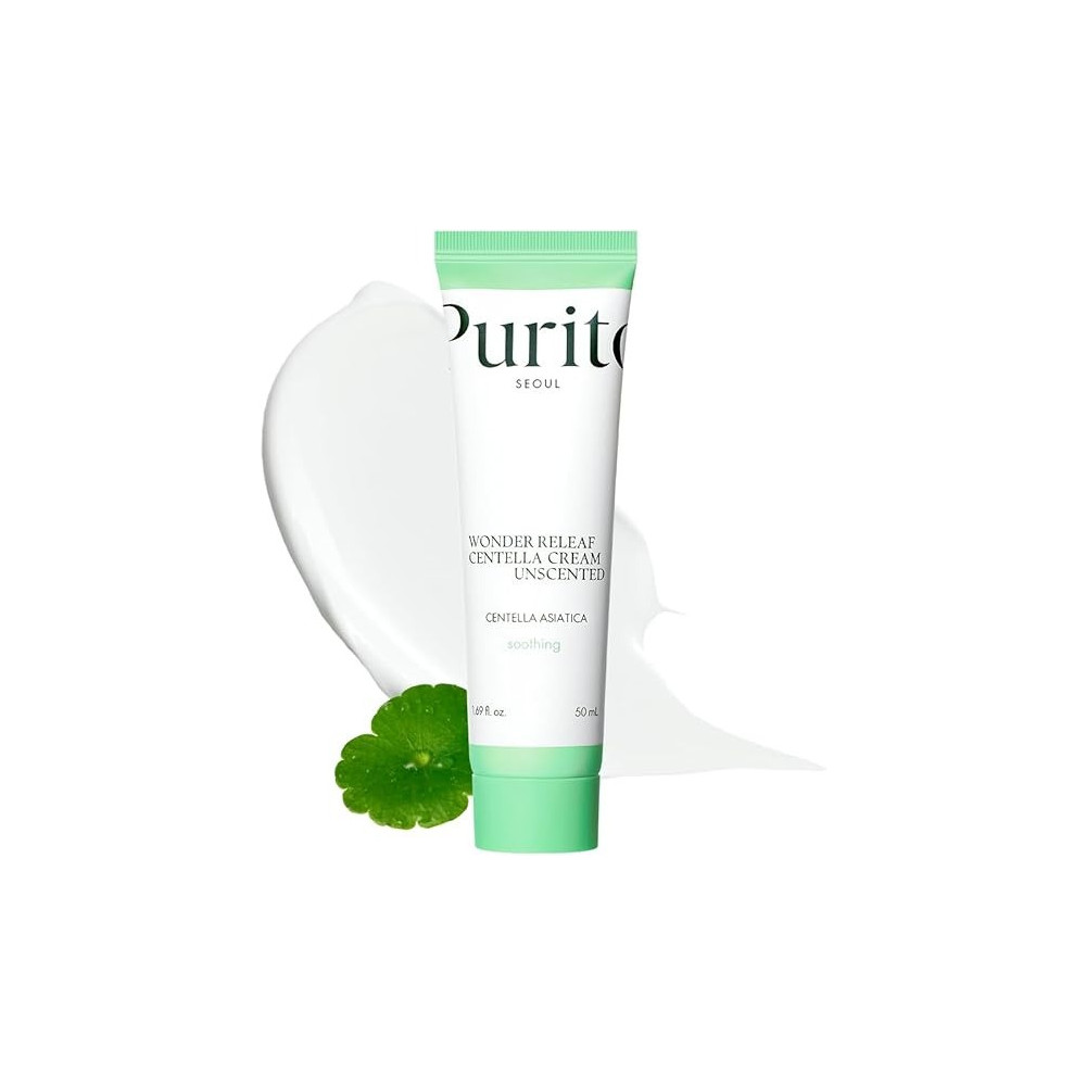 Purito Centella Unscented Soothing Cream For All Skin Types, 50Ml