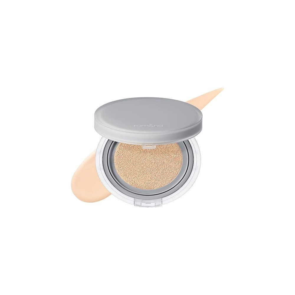 Rom&Nd Nu Zero Cushion Full Coverage Foundation, Long Lasting, High Coverage, Semi Matte Finish (03 Natural 21)