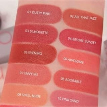 Rom&Nd Zero Matte Lipstick Nude Type 5 Colors (#09 Shell Nude)