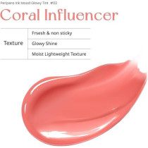 Peripera Ink Mood Glowy Tint, 02 Coral Influencer