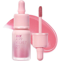 Peripera Ink Airy Velvet Lip Tint, #021 Fluffy Peach, 0.14 Fl Oz