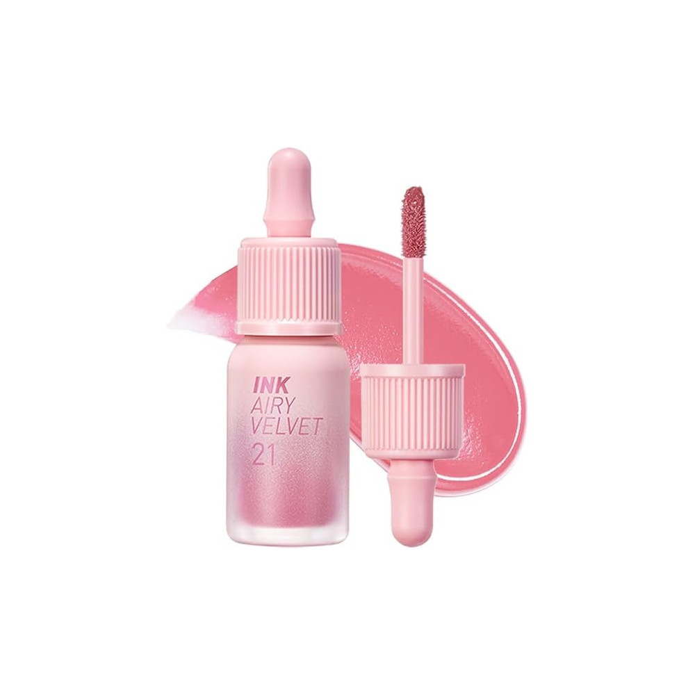 Peripera Ink Airy Velvet Lip Tint, #021 Fluffy Peach, 0.14 Fl Oz