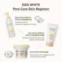 Skin Food Since 1957 Egg White Pore Mask, Clay Mask Pore Tightening Exfoliator, 120G