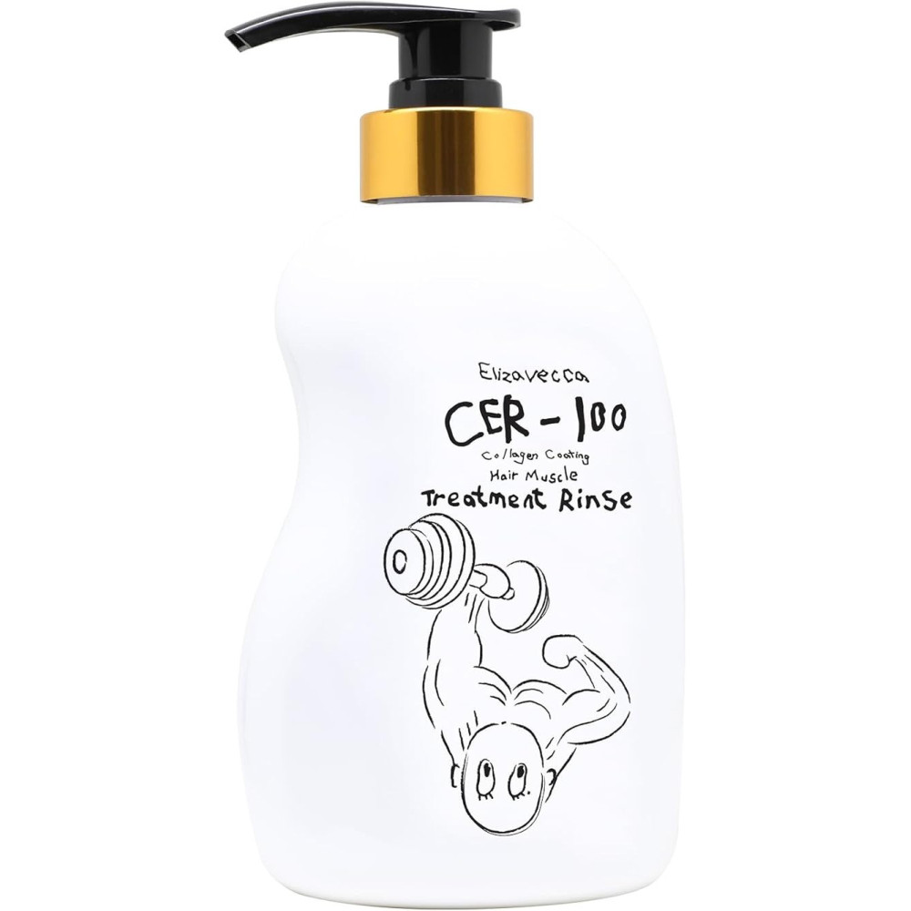 Elizavecca Cer-100 Collagen Coating Hair Muscle Treatment Rinse, Hair Conditioner, 500Ml