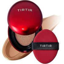 Tirtir Mask Fit Red Cushion Foundation Mini , 40N Cinnamon, 0.63 Fl Oz. For Glass Skin, Long-Lasting, Lightweight, Buildable Coverage, Semi-Matte,