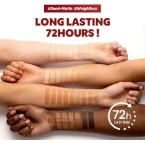 Tirtir Mask Fit Red Cushion Foundation Mini , 40N Cinnamon, 0.63 Fl Oz. For Glass Skin, Long-Lasting, Lightweight, Buildable Coverage, Semi-Matte, 