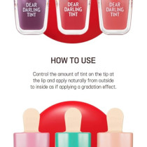 Etude House Dear Darling Water Gel Tint Ice Cream, RD307 Watermelon Red