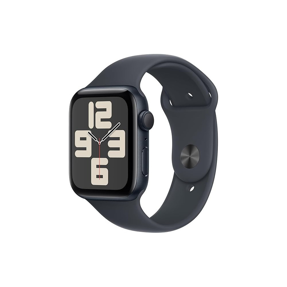 Apple Watch SE (2nd Gen) GPS 40mm Smartwatch with Midnight Aluminium Case with Midnight Sport Band S/M, MXE73