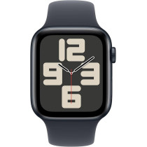 Apple Watch SE (2nd Gen) GPS 40mm Smartwatch with Midnight Aluminium Case with Midnight Sport Band S/M, MXE73