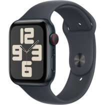 Apple Watch SE (2nd Gen) GPS 44mm Smartwatch with Midnight Aluminium Case with Midnight Sport Band M/L, MXEK3