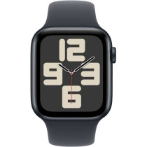 Apple Watch SE (2nd Gen) GPS 44mm Smartwatch with Midnight Aluminium Case with Midnight Sport Band M/L, MXEK3