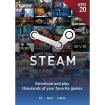 Steam Wallet Card AED20 UAE Region Instant E-mail Delivery
