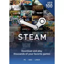 Steam Wallet Card AED100...