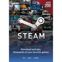 Steam Wallet Card AED200...