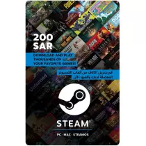Steam Wallet Card SAR200...