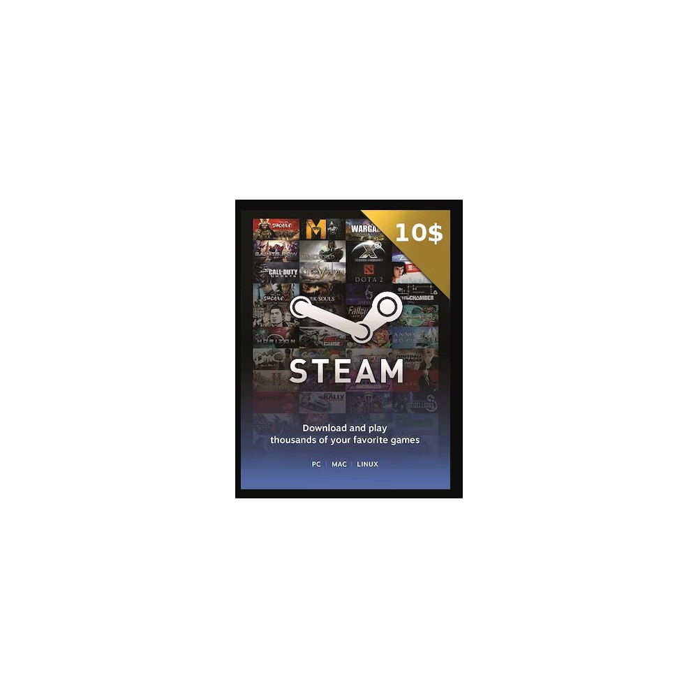 Steam USD 10 USA Region Instant E-mail Delivery