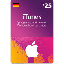 App Store & iTunes EURO 25 Germany Region Instant E-mail Delivery