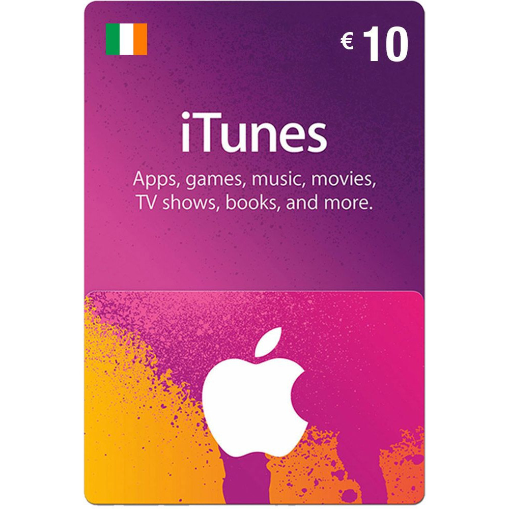 App Store & iTunes EURO 10 Ireland Region Instant E-mail Delivery