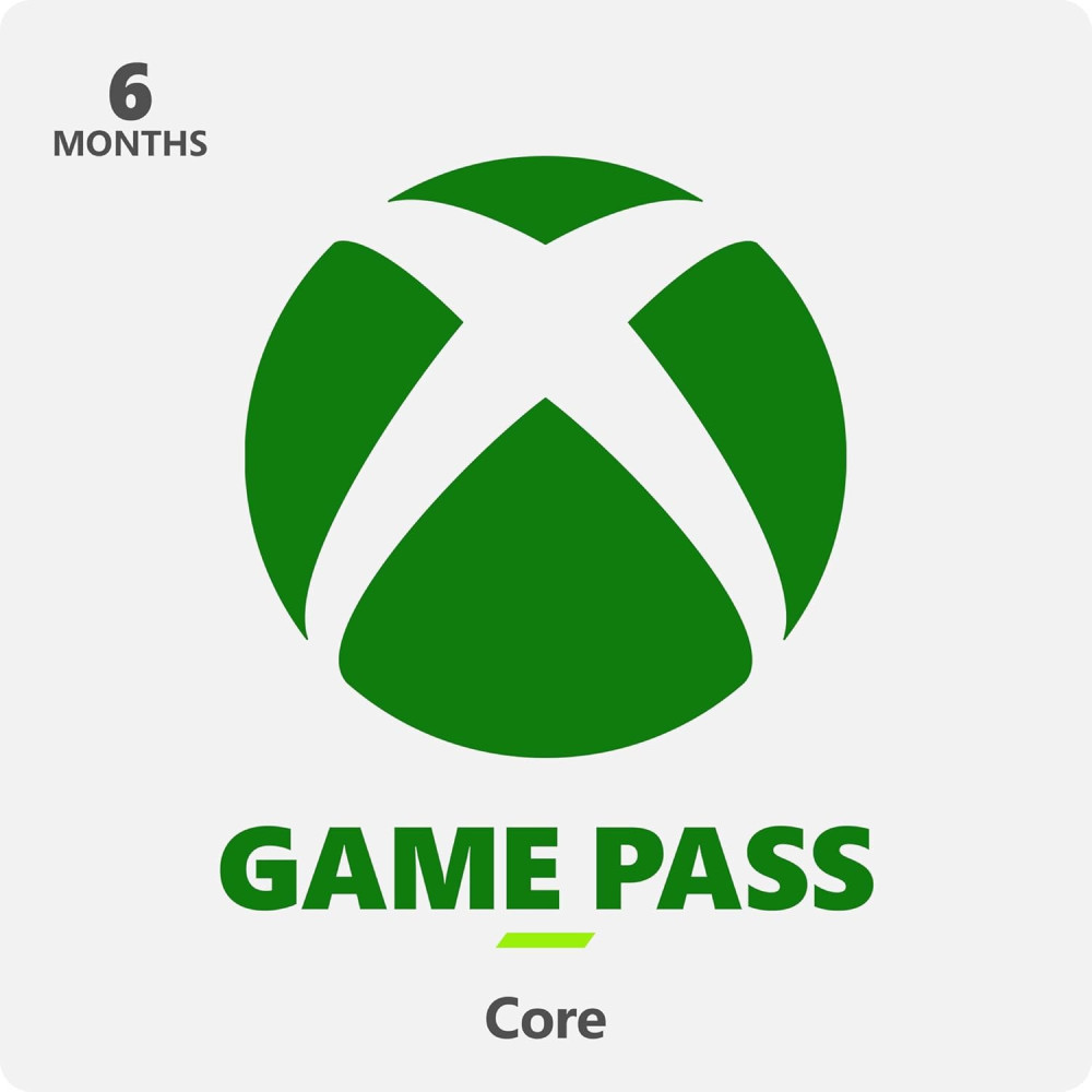 USD 39.99 Xbox Live Gold Game Pass Core, 6 Month USA Region Instant E-mail Delivery