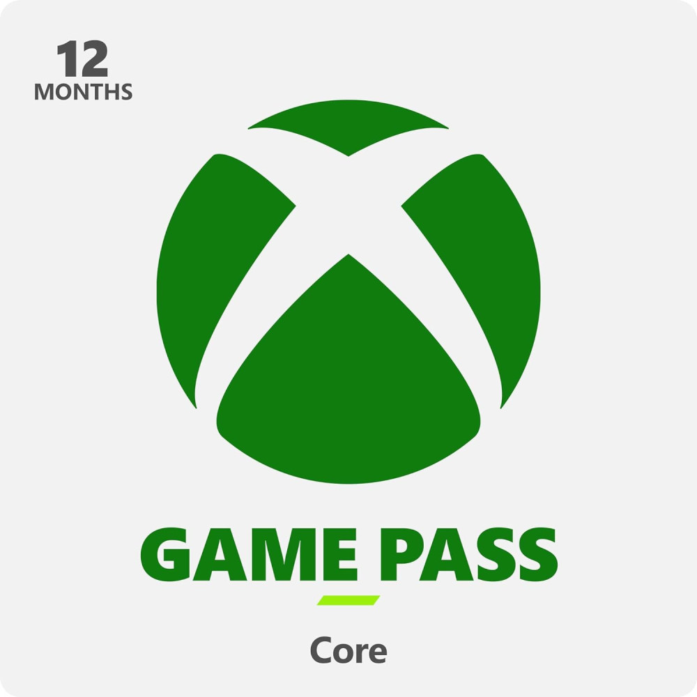 USD 59.99 Xbox Live Gold Game Pass Core, 12 Month USA Region Instant E-mail Delivery