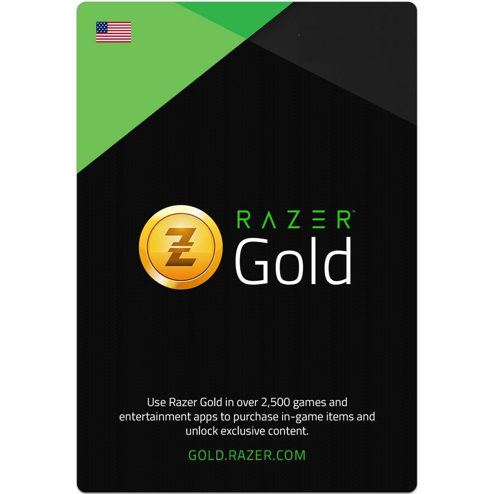 USD 1 Razer Gold USA Region Instant E-mail Delivery