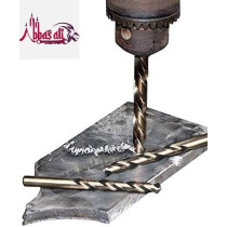 Abbasali 19 Pieces HSS Twist Drill Bit Set, Fully Ground White Finish, 431 Material for Stainless Steel And Metal Drilling