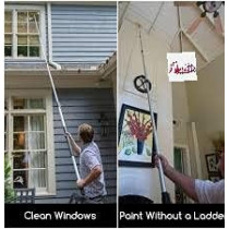 Abbasali 9 Inch Paint Roller Set with 2m Extension Pole, Paint Tray, 2 Masking Tapes, 3 Inch Brush, and Polyethylene Sheet for Home Maintenance And Painting