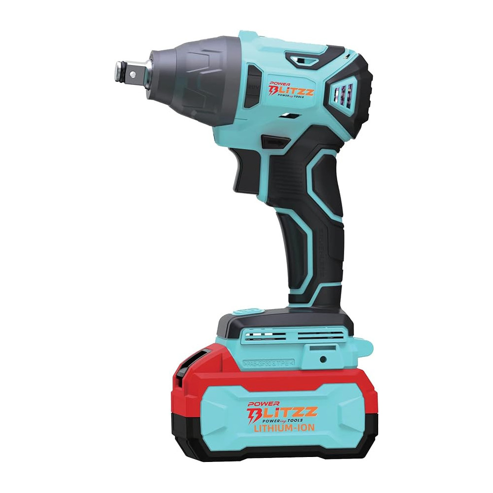 Blitzz Cordless Impact Wrench 21V, Powerful And Compact Tool for Auto And Home Repairs