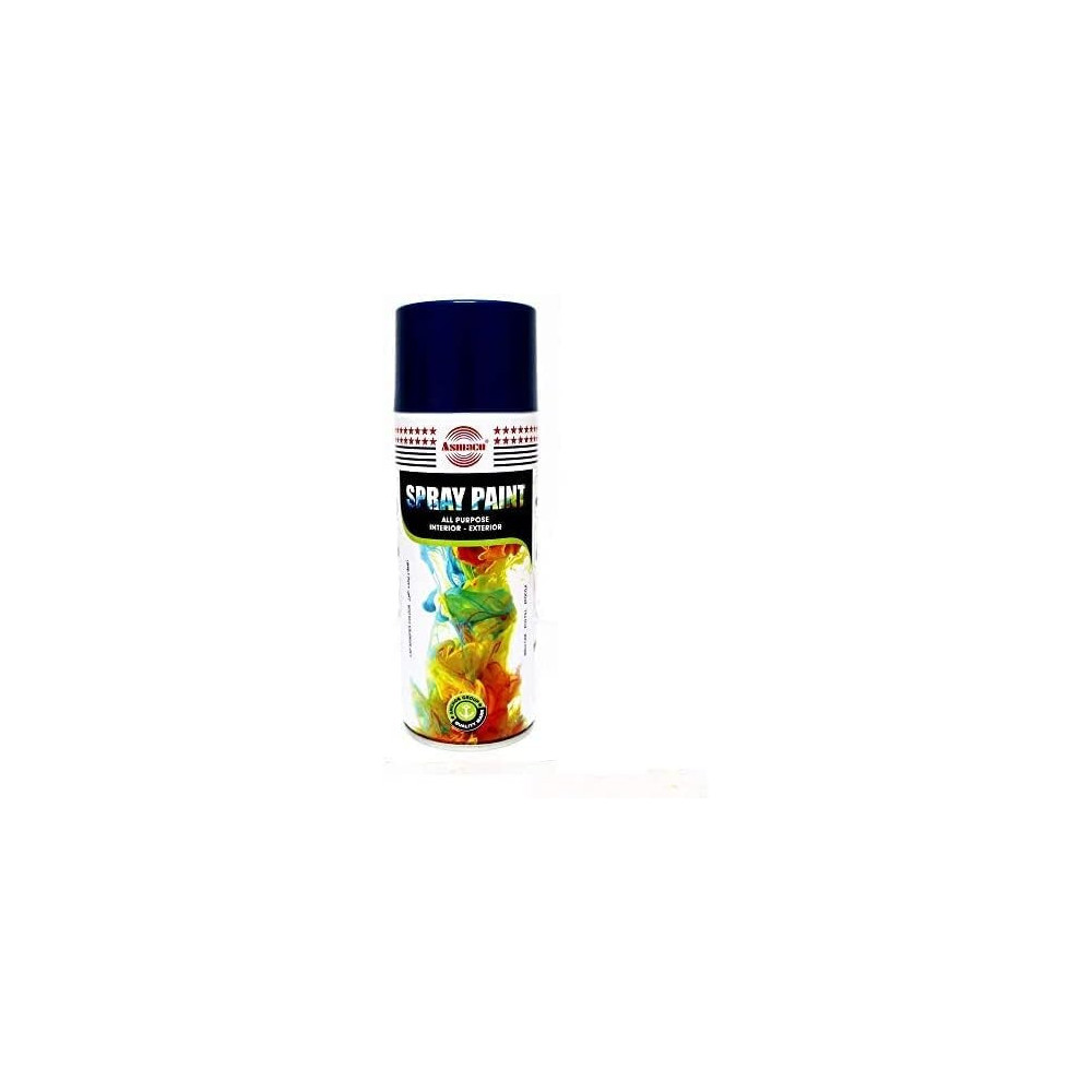 Asmaco Spray Paint, Blue, 12 Cans, Premium Quality Paint for Professional And DIY Projects