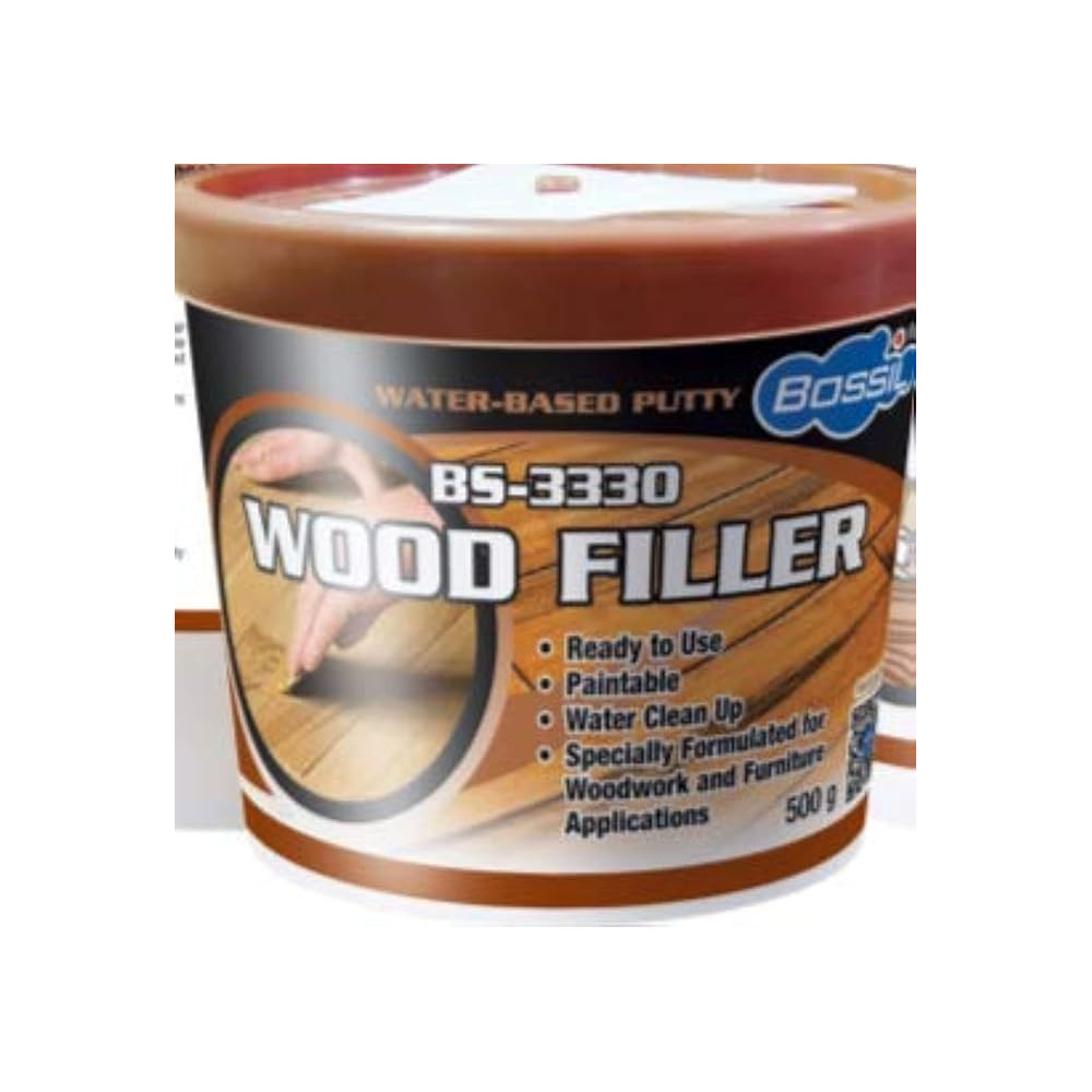 Bossil Carpenter Wood Filler 500g, High Quality Filler for Wood Repair And Restoration