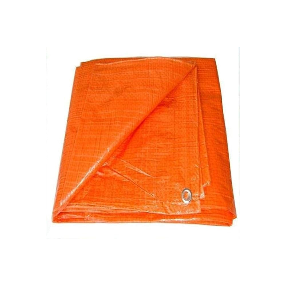 Abbasali Waterproof Tarpaulin Sheet, Dust-Proof, Ground Cover, Tent Shelter, and Rain Cover, 12x12 Feet, Orange