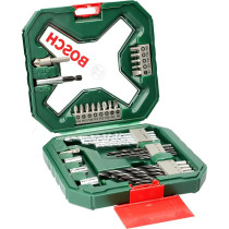 Bosch 34 Piece X-Line Classic Drill and Screwdriver Bit Set, Versatile Tools for Wood, Masonry, and Metal