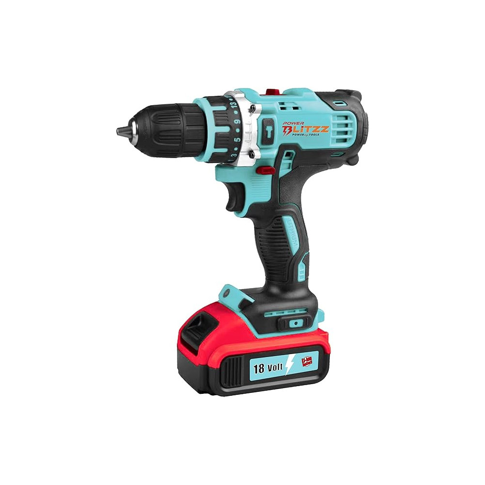 Blitzz 18V Cordless Drill, Powerful Tool for DIY and Professional Projects