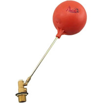 Abbasali Brass Float Valve for Water Tanks, Ponds, Toilets, and Aquariums, 1 1/2 Inch
