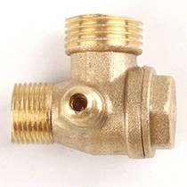 Abbasali Brass Non-Return Valve, 1/4 Inch x 3/8 Inch