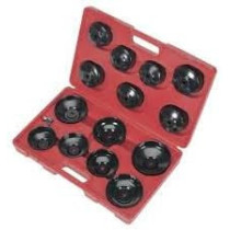 Abbasali Black Filter Cup Set, 14 Pieces