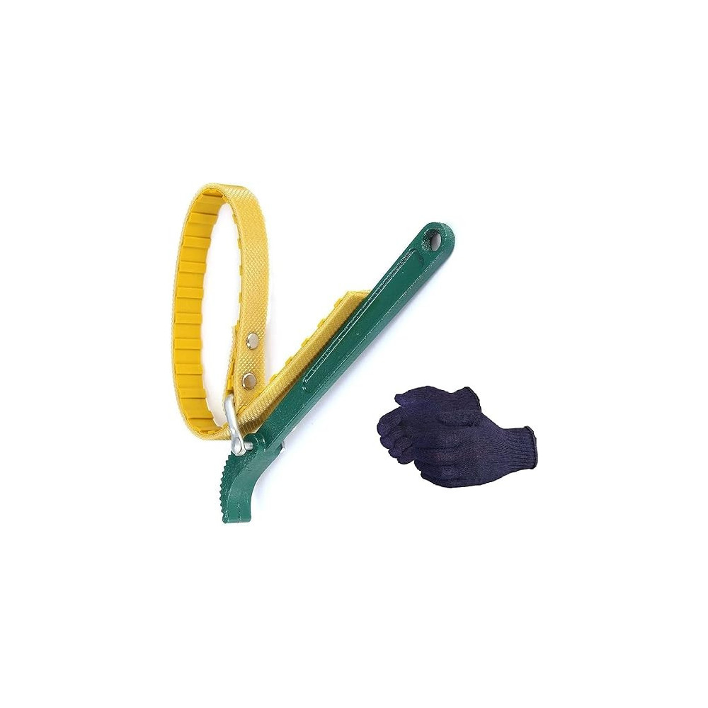 Abbasali Belt Type Oil Filter Wrench Tool, Single-Sided Adjustable Wrench