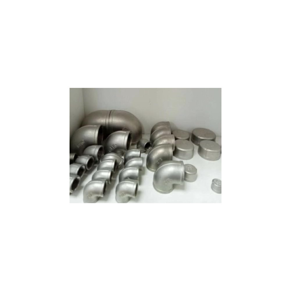 Abbasali Pipe Fitting, Stainless Steel Elbow, 11/2 Inch