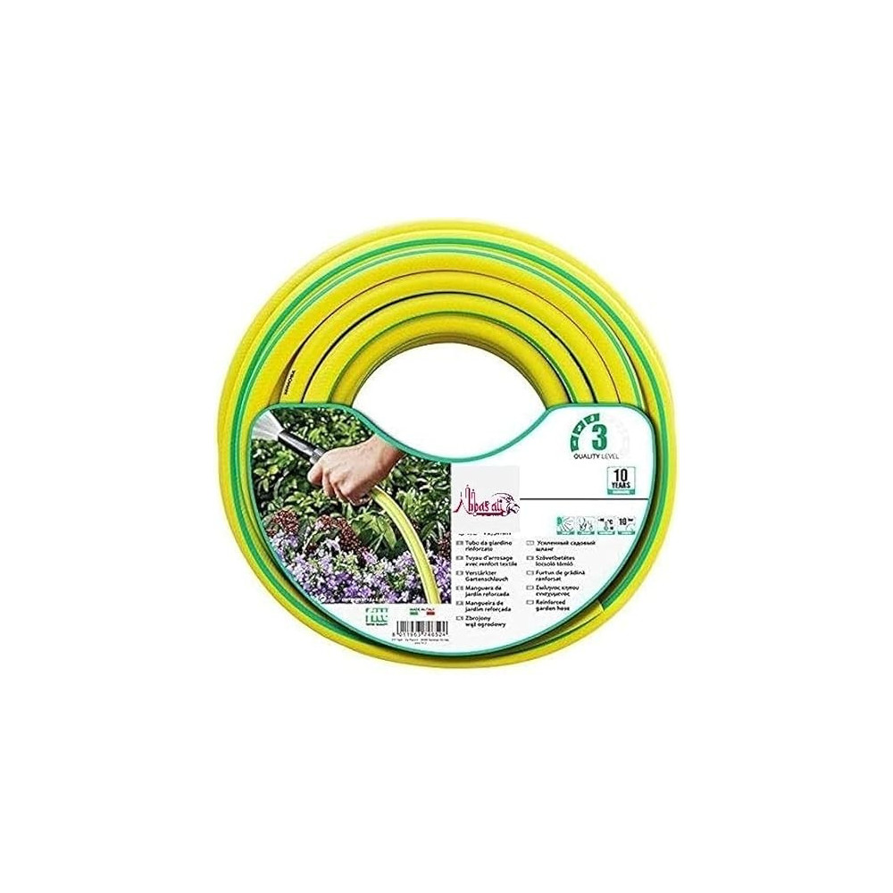 Abbasali Garden Hose, 1/2 Inch x 50 Meter, Made in Italy