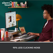 Logitech Signature M650 Small to Medium Size Hands, Silent Clicks, 5 Buttons, Bluetooth, Multi Device Compatibility 400 DPI Nominal Value 10m Range Black