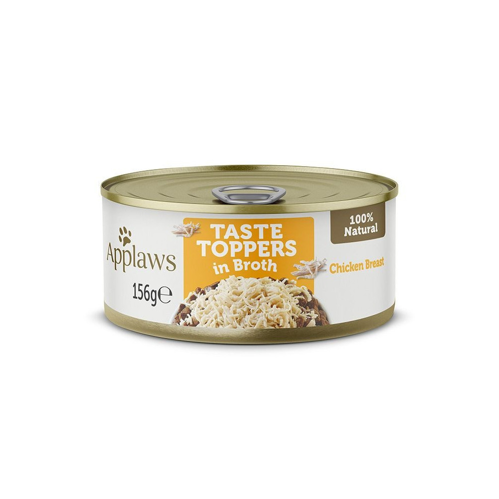 Applaws 156 g x 12 Taste Topper Broth Chicken Dog Tin