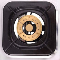 Nikai 2-Burner Gas Stove with Countertop Design Heavy Vessel Support, Auto Piezoelectric Ignition, Stylish Burners, Stainless Steel Panel Compact & Durable for Modern Kitchens NG942T