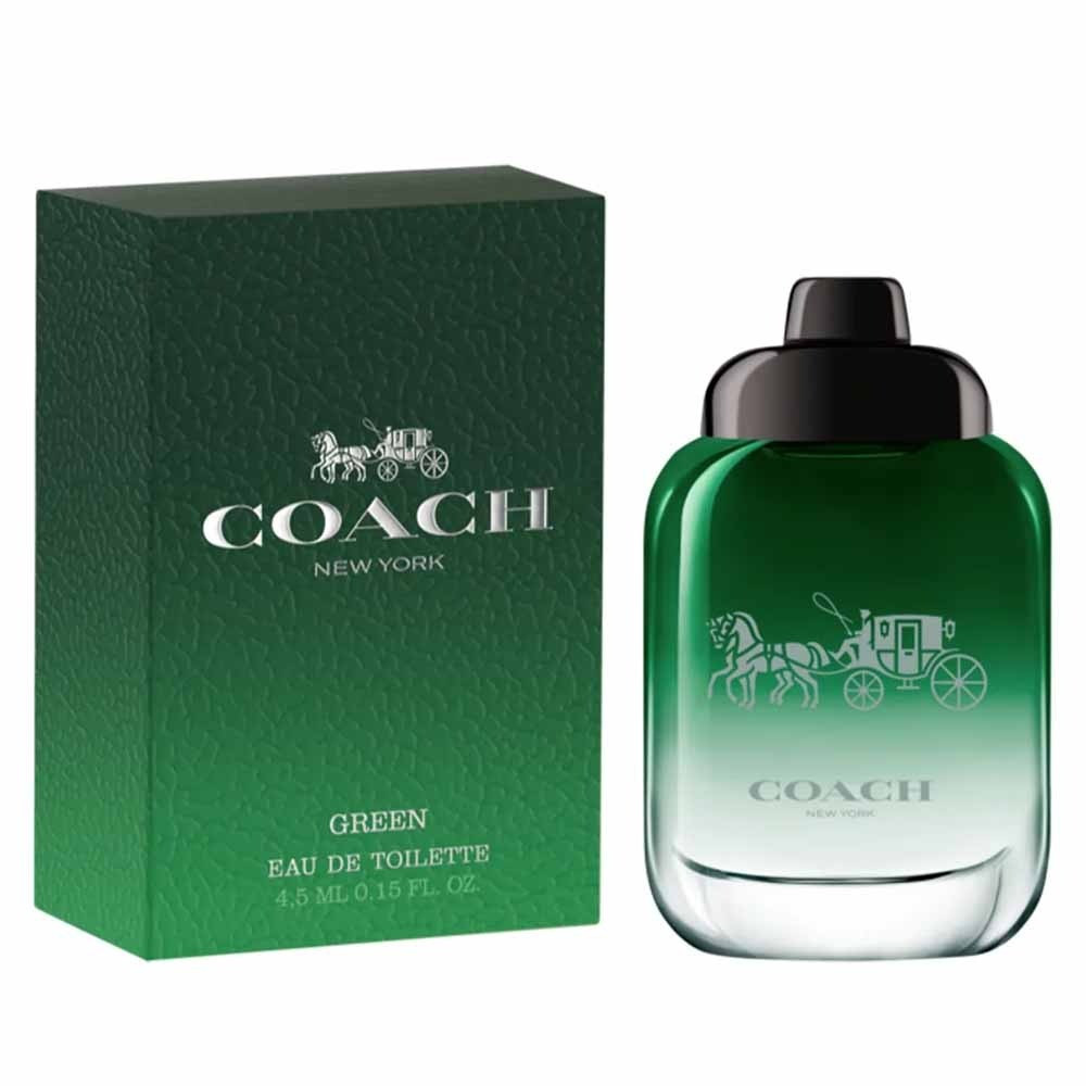 Coach Green For Men Eau De Toilette Miniature, 4.5 ml