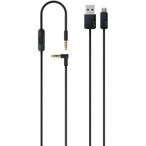 Beats Studio3 Wireless Bluetooth Headphones, Matte Black MX3X2