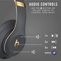 Beats Studio3 Wireless Bluetooth Headphones, Shadow Gray MXJ92