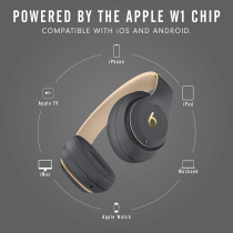 Beats Studio3 Wireless Bluetooth Headphones, Shadow Gray MXJ92