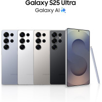 Samsung Galaxy S25 Ultra AI Phone, 256GB Storage, 12GB RAM, Titanium Silverblue, UAE Version, 1 Year Samsung Warranty
